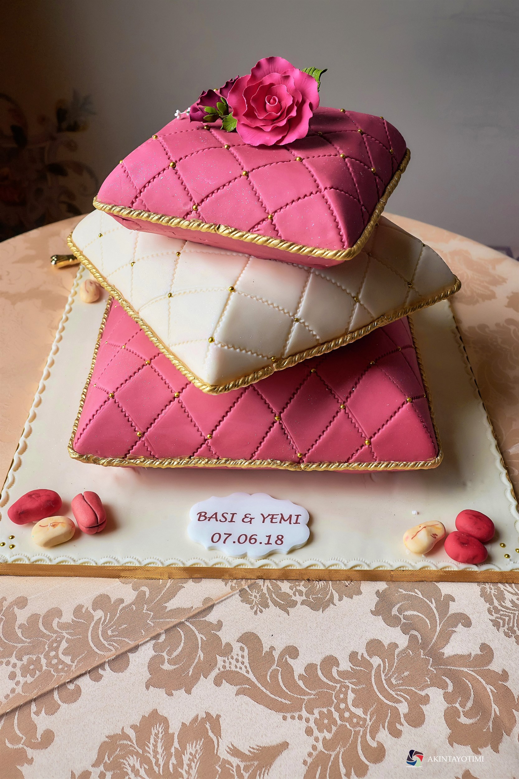 The Sensational Cakes: Mom to be / baby girl pink shoes pillow gold  pacifier baby shower theme design 3d customized cake #singaporecake  #babycake #babyshowercake #momcake #pinkcake #3dcake